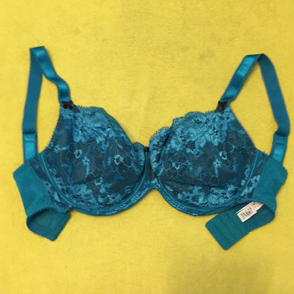 Pour Moi Turquoise Lace UK 32G Underwire Bra